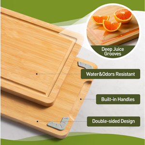 <span class=keywords><strong>Planche</strong></span> à découper en bambou, pieds antidérapants sur évier cuisine planches à découper cadeaux anniversaire noël femmes maman grand-mère homme <span class=keywords><strong>papa</strong></span> - Product Image 4
