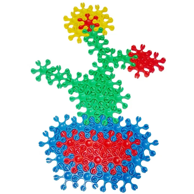 Non toxic plastic fun cheap splicing children toy building blocks for children