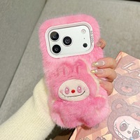 Coque de téléphone en TPU rigide avec motif de dessin animé 3D pour iPhone 17 16 15 14 13 Pro 12 11 Pro Xs X XR Max 8 7 SE, protection arrière