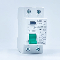 Interruptor Diferencial de Corriente Residual Tipo B de 2P 4P con Certificación KEMA, 6mA CC, RCCB RCD para Punto de Carga