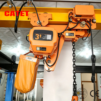 Palan à chaîne électrique en alliage d'aluminium 1 tonne 2 tonnes avec dispositif de freinage magnétique côté sécurité palans crochet de grue