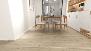 Revêtement de sol en vinyle PVC SPC LVT LVP de 6 mm, étanche, résistant à l'usure, à clipser, avec <span class=keywords><strong>sous</strong></span>-couche, pour cuisine et salle de sport (vente en gros) - Product Image 4