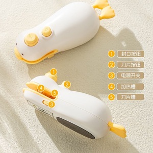 Mini Handheld Food Sealer Battery Powered Compact Design For Household Plastic Bag Sealing - Product Image 3