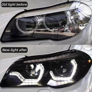Faros LED DRL para <span class=keywords><strong>BMW</strong></span> F10/F18 2011-2013, Accesorios de Automóvil para Estilo de Coche 520i 525i 530i 535i M5, Lámpara Frontal LED con 36W de Potencia - Product Image 2