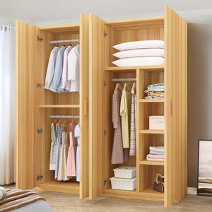 Tủ quần áo gỗ tự đứng hiện đại đơn giản, có thể tùy chỉnh, dung tích lớn dành cho trẻ em - Product Image 3