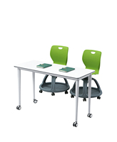 Bureau de réunion Dingyou avec roulettes, bureau carré, table de formation, table longue pour mobilier de bureau