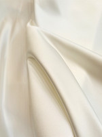 Tissu en crêpe satiné blanc, importé de Taïwan, 395 mètres, tricoté, pour robes européennes et coréennes