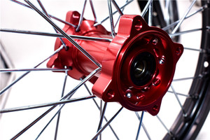 ขอบล้อหน้าและหลังขนาด <span class=keywords><strong>1.40</strong></span>-<span class=keywords><strong>17</strong></span> นิ้ว ดุมล้อ CNC ทำจากอลูมิเนียมอัลลอยด์ ขนาด <span class=keywords><strong>1.40</strong></span> X <span class=keywords><strong>17</strong></span> นิ้ว สำหรับดัดแปลงรถจักรยานยนต์ จักรยาน รถวิบาก - Product Image 6