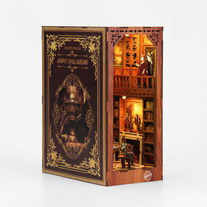 Nuova Casa delle Bambole in Legno Fai-da-Te, Creativa 3D, Assemblata a Mano, Angolo Lettura in Legno per Ragazze - Product Image 1