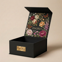 Emballage de luxe de haute qualité, boîte en carton rigide à rabat, grand format, emballage personnalisé avec fermeture magnétique