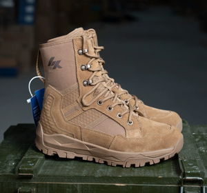 Bottes tactiques SFB8 marron, sans zip latéral, tailles 36-48, stock multi-tailles, bottes longues, bottes tactiques - Product Image 5