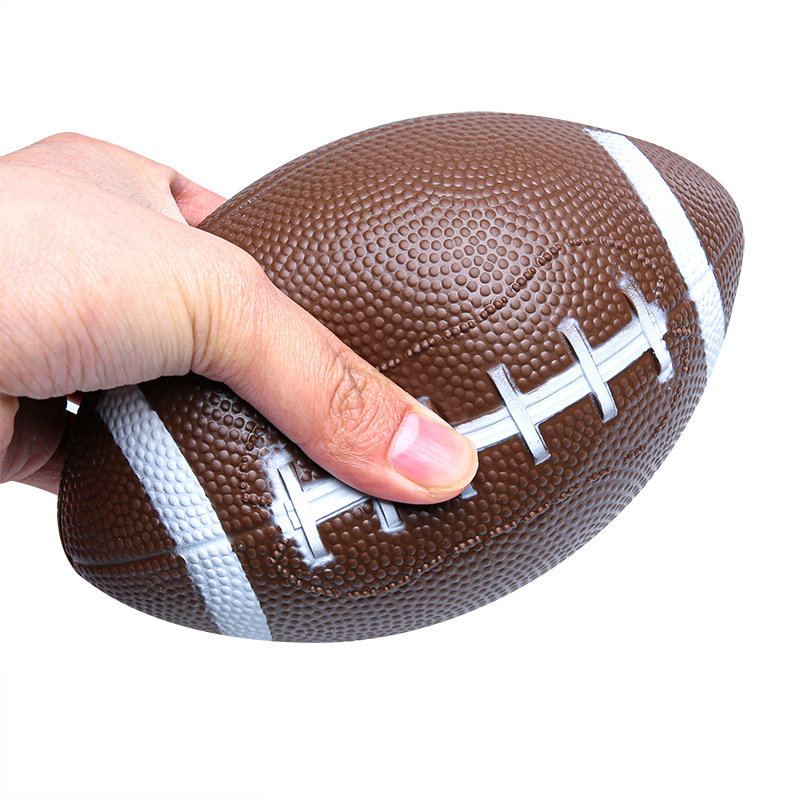 Rugby ball 15cm-red-brown