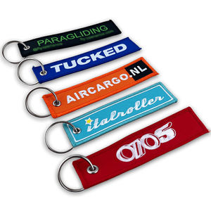 Porte-clés personnalisés avec logo de marque brodé, promotionnels, de haute qualité, avec une bonne broderie - Product Image 3