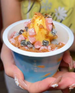 Nhỏ gọn 24h tự phục vụ Kem Máy bán hàng tự động 3 lớp trên bề mặt + 3 mứt hương vị Mall Robot Kem Máy bán hàng tự động - Product Image 2