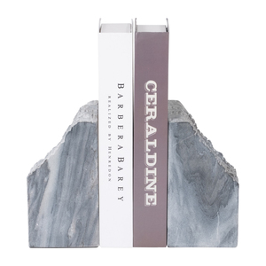 Fermalibri in marmo irregolare per decorare la libreria, come complemento d'arredo per la casa e la biblioteca. - Product Image 2