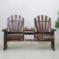 Fauteuil roulant moderne Double Lover Wagon avec Table à thé