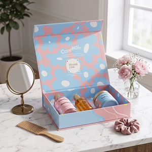 Caja Magnética de Lujo para Cosméticos, Caja de Regalo de Papel Premium para Maquillaje y Cuidado de la Piel, Impresión de Logotipo, Fabricante OEM/ODM - Product Image 3