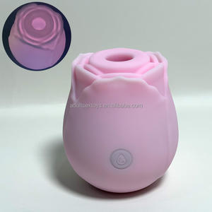 Vibrator mainan seks mawar kualitas USA untuk wanita mawar buatan warna merah muda hijau putih kuning ungu berbagai mainan mawar - Product Image 5