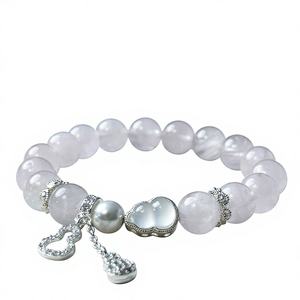 สร้อยข้อมือลูกปัดคริสตัลทรงน้ำเต้า ดีไซน์<span class=keywords><strong>ดั้งเดิม</strong></span> งานฝีมือคุณภาพสูง สำหรับผู้หญิง คริสตัลสวยงาม โดดเด่น ขายดีในไลฟ์สด - Product Image 1