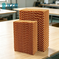 Coussin de refroidissement par évaporation en cellulose à paillettes, matériau haute performance pour refroidisseur évaporatif industriel et serres