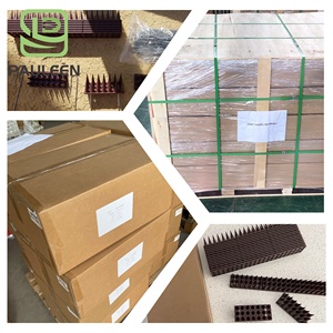 Diferentes tamaños Anti Bird Spikes Control de plagas Trampas para pájaros Picos de <span class=keywords><strong>palomas</strong></span> de plástico con más espinas largas para suministros de jardín al aire libre - Product Image 5