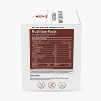 GANOHERB en stock, Lingzhi Herbal Ganoderma, champignon, café instantané 3 en 1 avec saveur de chocolat chaud, fabricant chinois