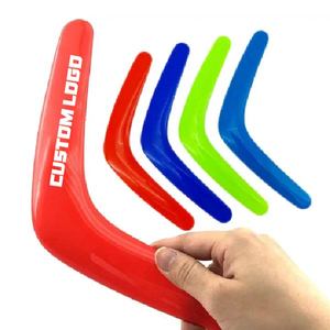 Boomerang en plastique coloré pour enfants, jeu de lancer léger pour l'extérieur, entraînement sportif, cadeau - Product Image 1