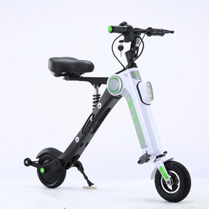 Bicicleta Eléctrica Plegable para Adultos, Bicicleta Eléctrica Pequeña para Mujer, Batería de Litio de 36 V y 7,5 Ah, Motor de Cubo Trasero de 250 W - Product Image 2