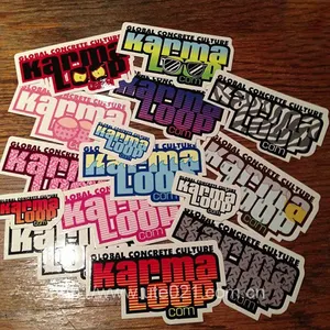 Easy peel off sticker plastic baby ramen, die-cut sticker, auto raamsticker