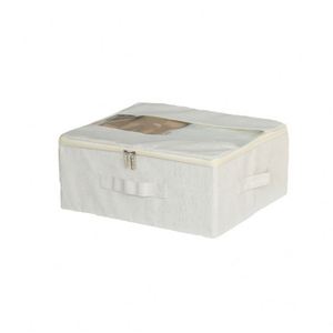 Caja de Almacenamiento de Algodón y Lino, Caja Multifuncional para Clasificar Ropa, Plegable, con Capas, Gran Capacidad, con Tapa - Product Image 5
