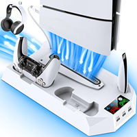 Station de charge et de refroidissement pour manettes de jeu SUNDI pour console PS5 PlayStation 5