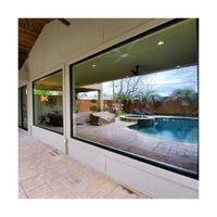 Fenêtres en verre à cadre en aluminium Prima Fenêtre fixe en aluminium à prix compétitif Conception personnalisée pour les villas