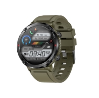 Montre connectée de sport d'extérieur DF T30 avec écran rond de 1,6 pouce, appels Bluetooth, montre intelligente Android