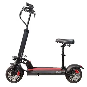 Stylish lightweight short distance mobility foldable adult 2 wheel electric scooter with seat