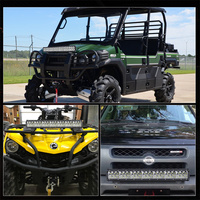 Barre lumineuse LED tout-terrain de 20 pouces à trois rangées de LED blanches 168W pour Ford Raptor