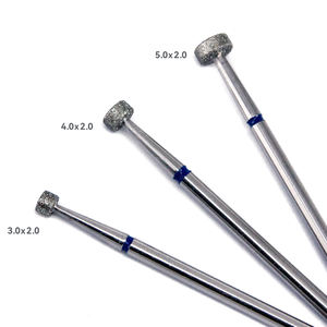 Set di Punte per Trapano per Unghie in Acciaio Argento a Doppio Cono Invertito per Manicure e Pedicure Professionale Stabile e Durevole - Product Image 2