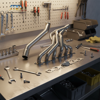 Collecteur d'échappement en acier inoxydable JTLD Performance Racing pour Nissan Patrol TB48