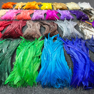 Plumas de Cola de Gallo al por Mayor Personalizadas, Teñidas en Varios Colores, de Alta Calidad para Disfraces y Decoración - Product Image 3