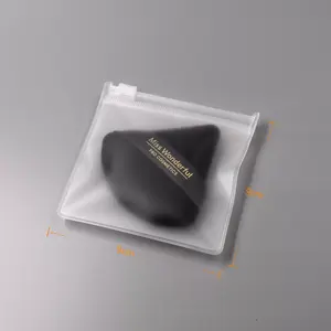 Bolsa de joyería con cremallera esmerilada de PVC y PE pequeña con logotipo personalizado para envases de cosméticos Eva pequeños para gafas, relojes, collares - Product Image 4