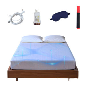 Earthing lembar dipasang dengan 5% serat perak-95% kabel pembumian katun organik, penguji, pena, masker mata termasuk-peningkat Kesehatan - Product Image 1