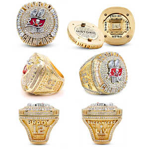 2020 <span class=keywords><strong>Tampa</strong></span> Bay Buccaneers Super-Bowl Football nazionale da uomo campionato mondiale Ring player nome Tom Brady - Product Image 2