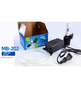 <span class=keywords><strong>Mini</strong></span>-Aquarium Fischbecken Wasserfilter Blasenstein Biochemische Watte Mehrstufige Filtration Sauerstoffanreicherungspumpe Kunststoff - Product Image 1