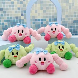 WOWEI nueva máquina de garra de 4 pulgadas Premium suave Linda estrella <span class=keywords><strong>Kirby</strong></span> peluche juguete luz llavero lindo muñeca - Product Image 3