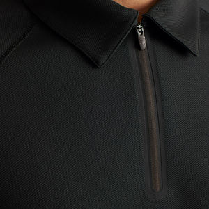 Streetwear homme coupe décontractée UV séchage rapide couleur unie polo t-shirt manches longues pour homme - Product Image 3