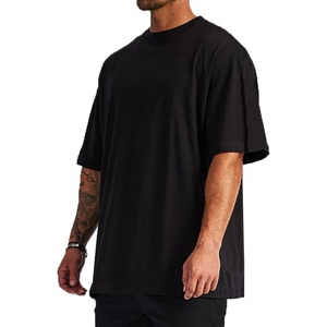 Customized Vintage Men's Oversized Acid Wash T-Shirt Quick Dry High Quality 100% Cotton with High <b>Weight</b> T-shirt - Product Image 3