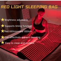 Sac de couchage de thérapie par lumière rouge 2520 LED 660nm 850nm Couverture enveloppante infrarouge proche pour tout le corps Récupération musculaire Relaxation des articulations
