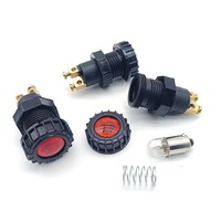 Interruptor de Luz Indicadora para Automóvil de Cobre de Uso General, Clasificación IP67, 25A 230V, Conector Automotriz