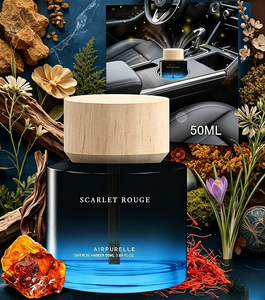Désodorisant de voiture en gros au safran et à l'ambre, 50 ml, longue durée, écologique, qualité supérieure, safran de luxe, bois d'ambre - Product Image 1