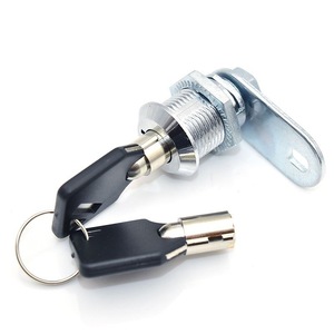 Cylindrical <b>Lock</b> <b>Cylinder</b> Bright Chrome Plated Iron <b>Lock</b> Core 2.0x2.2x1.75mm Safe Accessory - Product Image 2