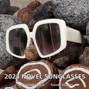 Gafas de Sol con Marco de Diseño Moderno Retro 2023, Gafas de Sol de Alta Calidad para Fiestas, con Forma Irregular, Precio Bajo - Product Image 2